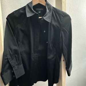Banana Republic Black Button Down | Small